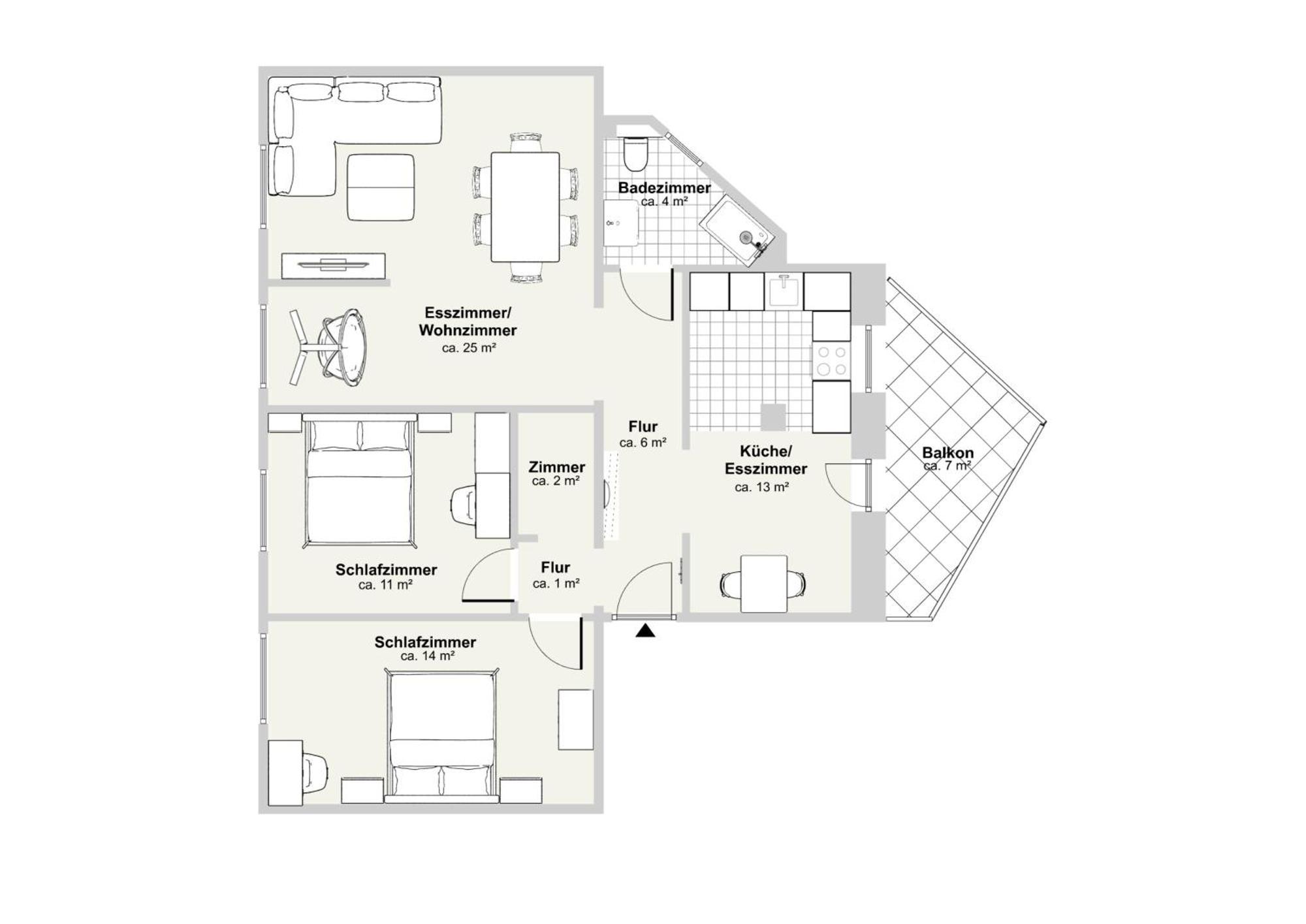 Maremar - Design Im Zentrum - 2 Schlafzimmer - Luxus Boxspringbetten - Kueche - Arbeitsplaetze & Highspeed Wlan - Balkon Braunschweig Exterior photo